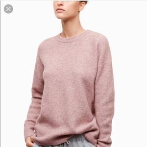 The Group by Babaton thurlow sweater blush pink M